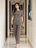 Bowknot Pyjama Set – Taupe