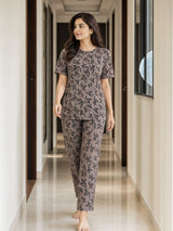 Bowknot Pyjama Set – Taupe