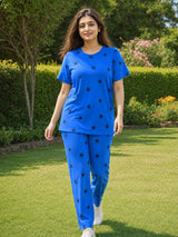Starry Night Pyjama Set – Royal Blue