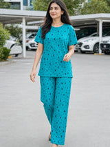 Moonlight Pyjama Set – Teal